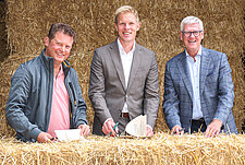 v.l.n.r. Bas Kempers, Pouwel Inberg en Peter van Rosmalen