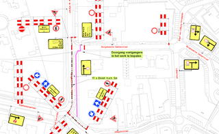 werkzaamheden Burg de Wijslaan Burg de Wijslaan