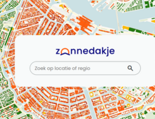 Homepage van website Zonnedakje