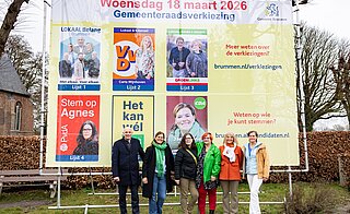 Spandoek verkiezingen lijsttrekkers
