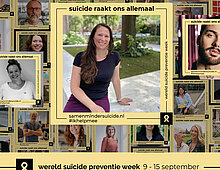 Flyer van Wereld Suïcide Preventie Week